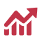 Icon illustration of a bar graph